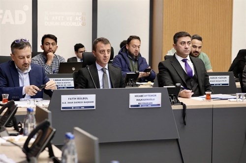 Kahramanmaraş AFAD Koordinasyon Toplantısı